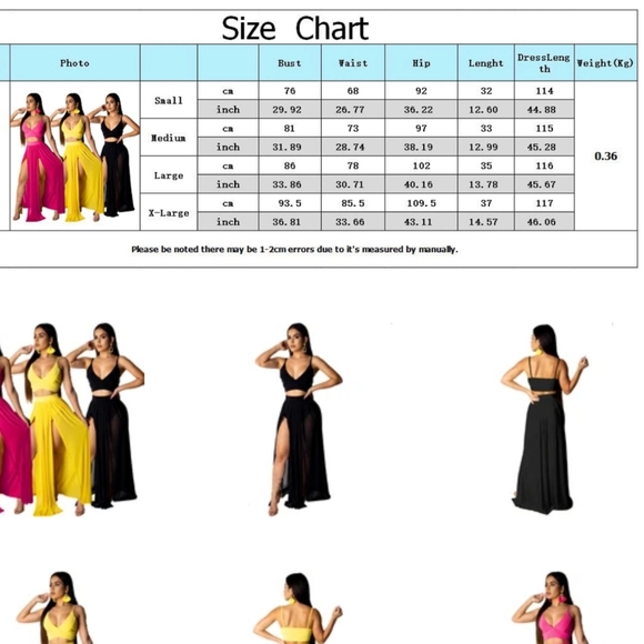 ✨HP✨2PC DEEP V NECK SPAGHETTI STRAP TOP - Picture 5 of 5